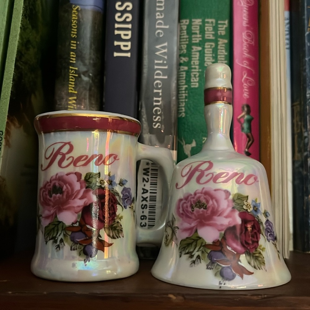Reno shot glass and bell